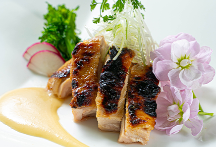 椎茸肉詰め焼き