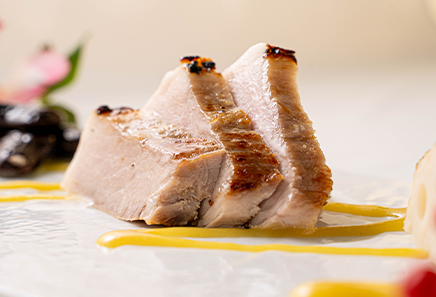 炙り鮎の和風アクアパッツァ